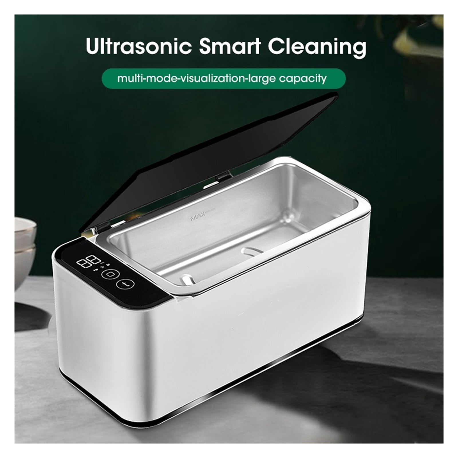 Ultrasonic Cleaner 35W High Frequency Cleaning Jewelry Glasses Watches Multifunctional 500ML Ultrasonic Cleaning Cleaning Bath