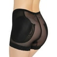 thumbnail image 3 of SWSMCLT Women's Padded Shapewear Shorts Butt Lifting Firm Tight Thin Soft Butt Lifter Hip Pads Body Shaper Mid Waist Black 4-6, 3 of 4