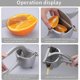 thumbnail image 3 of Manual Citrus Juicer, Juice Extractor Lemon Squeezer Premium Quality Manual Citrus Juicer for Orange Lemon Juice and Other Unshelled Fruits Silver, 3 of 5