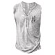 thumbnail image 1 of Mens Summer Surf Beach Tank Top Large Size Casual Breathable Sleeveless Top Loose Print Tank Top Man Shirt 3XL, 1 of 3
