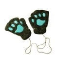 thumbnail image 3 of Fgnfyis Cute Cartoon Gloves for Women Cozy Fingerless Winter Warmth Fashion Accessory Green One Size, 3 of 9