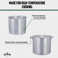 thumbnail image 2 of Hike Crew 60 Qt Outdoor Boiling Kit with Igniter and Heat Resistant Handle, 2 of 8