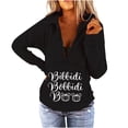 thumbnail image 2 of Brilliant Womens Shirts Blouse Women Fall Winter Color V-Neck Long Sleeve Tops Pullover Blouse Sweatshirts Clearance Clothes under $5.00, 2 of 4
