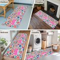 thumbnail image 5 of 2'x6' Rug Runners for Hallways Kitchen, Colorful Abstract Non Slip Entryway Beside Floor Carpet Runner, Oil Painting Modern Artwork Washable Laundry Room Bedroom Throw Rugs Mat for Family Pet, 5 of 8