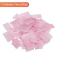 thumbnail image 3 of 200g Mosaic Tiles Irregular Glass Mosaic Tiles Stained Mosaic Glass for Art Crafts DIY Projects Pink, 3 of 5