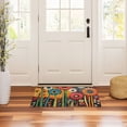 thumbnail image 3 of Yayeee Doormat for Indoor Entrance 32" x 20" Non Slippery Floor Rug, Red Colorful Flowers with Dots, 3 of 8