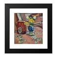 thumbnail image 2 of Emile Bernard 20x21 Black Modern Framed Museum Art Print Titled - Still Life (Flower, Pitcher and Glass) (circa 1892), 2 of 5