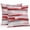 Red, variant on Throw Pillow Covers 20x20 Inch Set of 2, Red Pink Gray Stripes Waterproof Outdoor Pillow Covers, Modern Abstract Minimalist Retro Decorative Cushion Pillowcases for Couch, Sofa, Bed, Garden, Patio