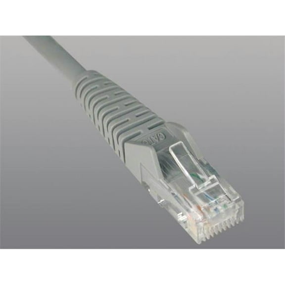 1ft Cat6 Gigabit Gray Snagless Patch