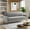 Gray, variant on Studio Living Sanborn Modern Sofa, Gray Woven Fabric