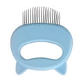 thumbnail image 7 of ACDANC Cat Hair Shell Comb Deshedding Dematting Brush Tangles Removal Comb Pet Grooming Tool Deshedding Brush for Cats Green, 7 of 7