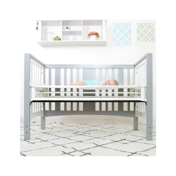 Colchón Respiro® BabyTrend® para Cuna y Cama de Niños | 100% Transpirable, Hipoalergénico, No Tóxico | Evita Chinches y Ácaros | Lavable | Funda Incluida | Blanco