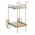 thumbnail image 6 of Safavieh Harper Mid-Century 2 Tier Bar Cart, Natural, 6 of 11