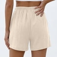 thumbnail image 5 of TinyBloomm Womens Long Swim Shorts Breathable Shorts For Summer Casual Beach High Waist Elastic Waistband Comfortable, Size M, 5 of 7