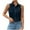 Navy, variant on Htigea Womens Sleeveless Button Down Shirt Tops Lapel V Neck Business Tanks Summer Casual Collared Blouses Tank Top Time-Limited Sales Black,M