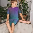 thumbnail image 4 of Balery vintage dark paint Conjunto de Pijama Infantil de Manga Corta con Estampado – Ropa de Dormir de Algodón Suave-Small, 4 of 6