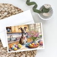 thumbnail image 2 of Carolines Treasures DAC6831GCA7P 5 x 7 in. Decorating Easter Greyhound Greeting Cards - Pack of 8, 2 of 3