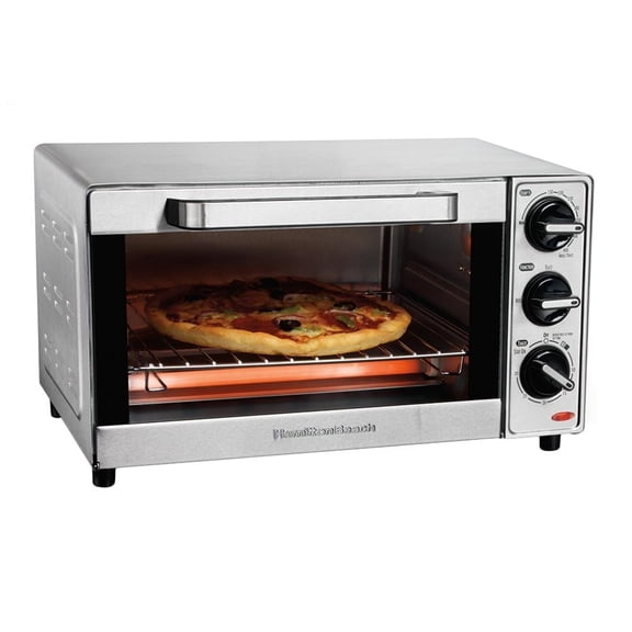 Horno Tostador Hamilton Beach 4 Rebanadas Plateado