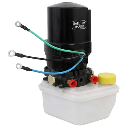 NEW TILT TRIM MOTOR FITS MERCRUISER w/ Reservoir w/ Pump PT500N 6275 (Best Reservoir Pump Combo 2019)