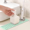 thumbnail image 6 of Silicone Drainage Mat Narrow Edge Kitchen Countertop Drying Pad, Non Slip Heat Resistant Dish Drying Mat for Sink Counter Bar, Reusable Water Draining Kitchen Accessory for Daily Use, 6 of 6