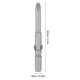 thumbnail image 1 of Fosa Screwdriver Head,10Pcs 4mm Cross Screwdriver Bit S2 Alloy Steel Magnetic Electric Screwdriver Head Hand Tools,Screwdriver Head Bit, 1 of 8