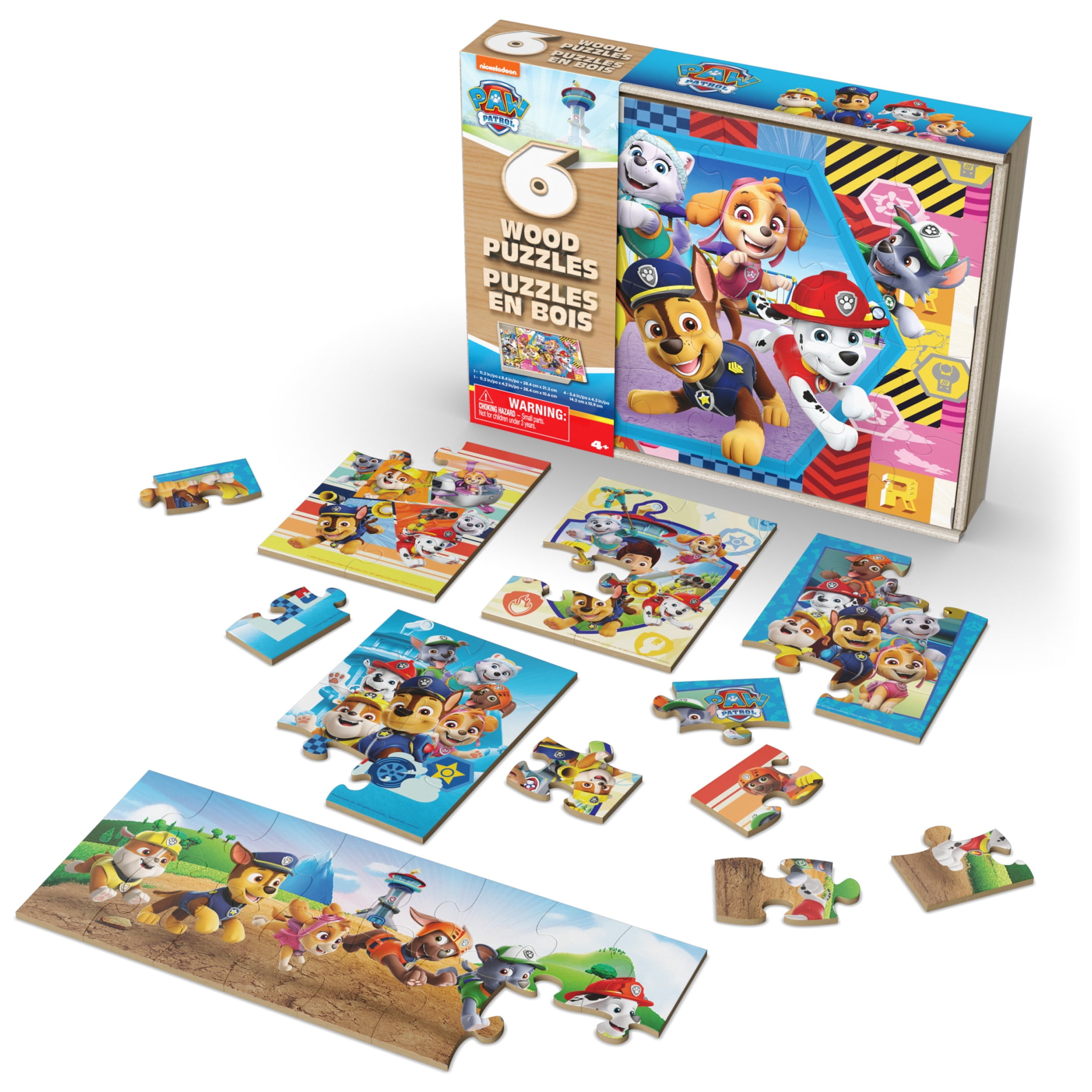 Paw Patrol 6-in-1 Games Set For Kids – Includes Memory, Dominoes, Lotto & Board Game For Ages 3 And Up