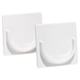 thumbnail image 5 of Adherion Adhesive Shower Curtain Rod Holder | Rod Retainer | No Drilling | Stick On | 3M Adhesive | White | Shower Curtain Rod not included |, 5 of 8