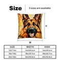 thumbnail image 5 of Shepherd Dog Luxurious Velvet Throw Covers Pillow Inserts - Set of 2 Throw Pillows with Unique Patterns - 16x16, 18x18, 20x20 Inches for Home Decor and Gifts, 5 of 6