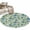 Beige, variant on Blue Green Botanical Round Area Rug 3Ft Washable Small Circle Rugs for Kitchen Entryway, Spring Floral Summer Rustic Non-Slip Carpet Floor Mats Indoor Outdoor Carpet Runner Aesthetic Home Decor