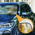 thumbnail image 3 of Sunflowers Honey Bee Car Windshield Sun Shade Foldable Car Front Window Visor Heat and UV Protection 53x23.5, 3 of 8
