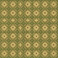 thumbnail image 1 of Ahgly Company Machine Washable Indoor Square Transitional Oak Brown Area Rugs, 7' Square, 1 of 7