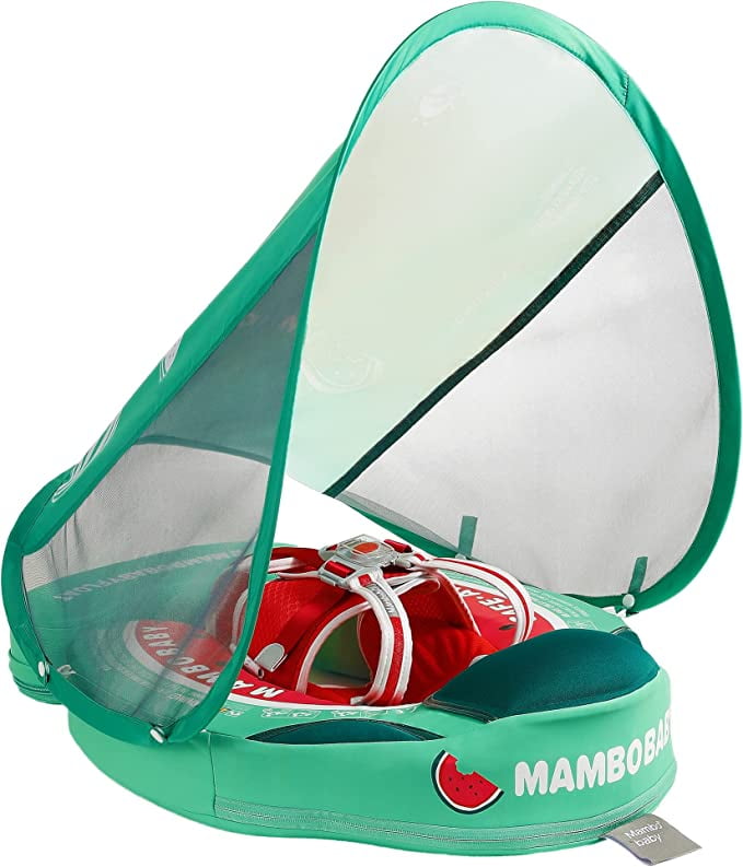 HECCEI Mambobaby Float with Canopy and Tail for Baby Infant Toddler 3
