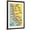 Brown Frame, variant on Art.com Map of the Missions, California Art Print, 12" x 18"