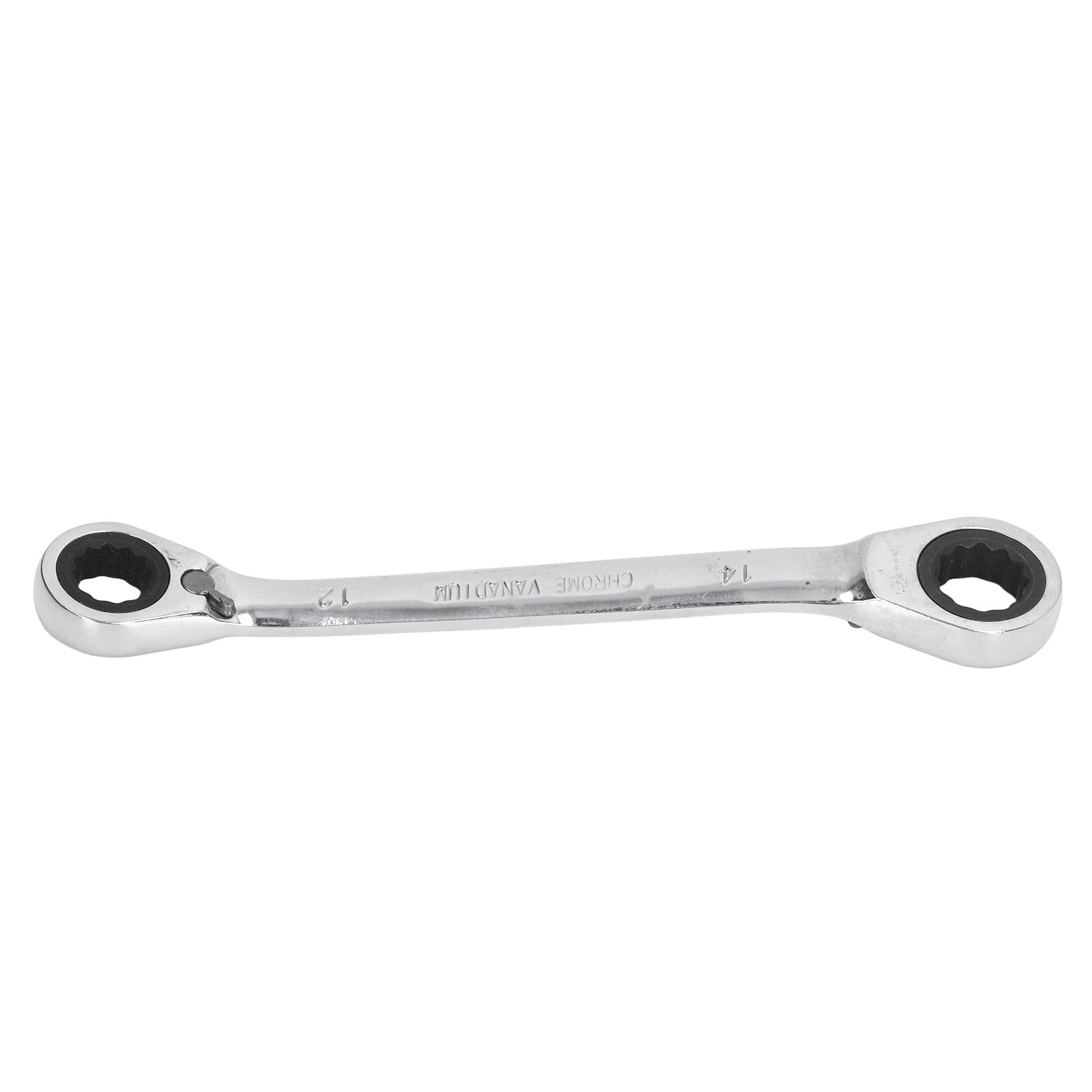 Double Box Ratcheting Wrench, 180 Degree Rotating Head 1214mm Ratchet