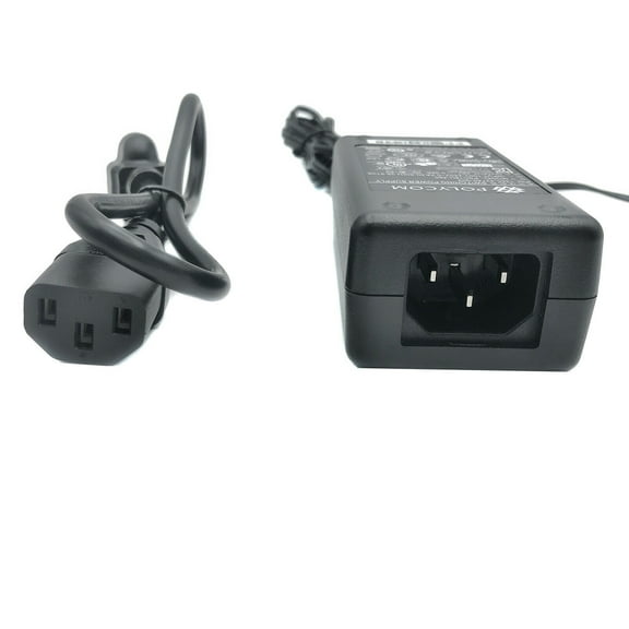 New Genuine Polycom 48V 0.38A Switching Power Supply Adapter PSC18U-480 W/P.Cord