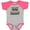 Baseball Heather and Hot Pink, variant on Inktastic Watching Football with My Daddy Boys or Girls Baby Bodysuit
