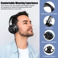 thumbnail image 3 of Auriculares supraaurales con cable y micrófono, con aislamiento de ruido, para ordenador y micrófono, para portátil, con cable (conector auxiliar de 3,5 mm), 3 of 7