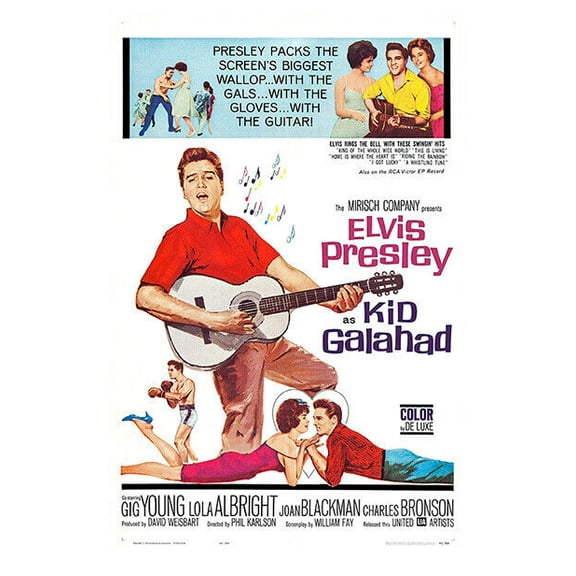 Kid Galahad - Elvis Presley - 1962 - Movie Poster - US Version (8x12Inches(US/CANOnly))
