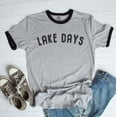 thumbnail image 2 of LAKE DAYS Graphic Ringer Tee, 2 of 3