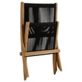 thumbnail image 5 of Modway Vienna Outdoor Patio Teak and Rope Folding Accent Lounge Chair, 5 of 10