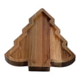 thumbnail image 1 of Bandeja de bambú Uanit para servir quesos y embutidos, con forma de árbol de Navidad, ideal para niños, ideal para comer, aperitivos y ensaladas, ideal para Navidad y Acción de Gracias., 1 of 6