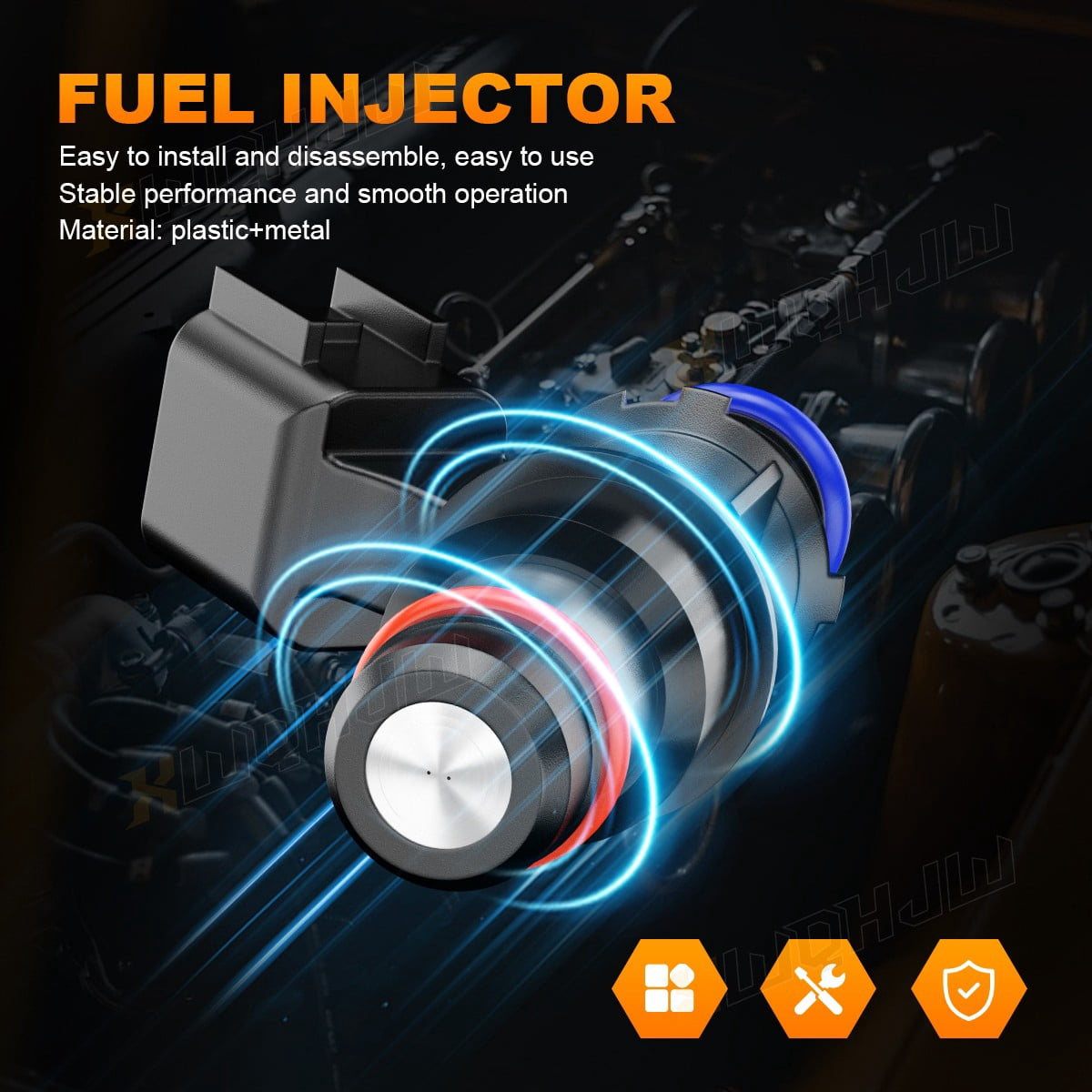 8 Units Fuel Injectors 12580681 4.8L 5.3L 6.0L  For Chevrolet Silverado 3500