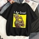 thumbnail image 1 of Camisetas con estampado de Marvel Baby Groot para mujer, ropa de calle informal a la moda, camisetas de dibujos animados para mujer, Camiseta con cuello redondo, 1 of 1