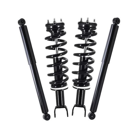 Front and Rear Suspension Strut and Shock Absorber Assembly Kit - Compatible with 2019 - 2020 Ram 1500