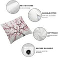 thumbnail image 4 of Nawypu  Cherry Blossom Pillow Cover Japanese Cherry Decorative Pillowcases Set of 2 Cherry Blossom Pillowcase Pink Flower Pillow Cases with Hidden Zipper Home Cushion Decorative 22x22in, 4 of 6