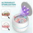 thumbnail image 2 of Dental Ultrasonic U V Cleaning False Teeth Aligner Retainer Mouth Guard Ultrasonic Denture Cleaner with Automatic Breathing Light (Black), 2 of 9