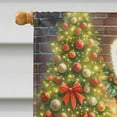 thumbnail image 2 of Sheltie and Santa Claus House Flag 28 in x 40 in, 2 of 7