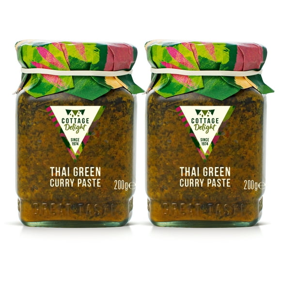 Cottage Delight Thai Green Curry Paste 200g (2 pack)