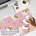 thumbnail image 4 of Long Mouse Pads for Desk,Cavalier King Charles Spaniels and Flowers Desk Mats on Top Of Desks, Desk Mouse Pad Extra Large with 3mm Non-Slip Base and Stitched Edge for Gaming,Work,Home 31.5"x15.7", 4 of 5