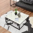 thumbnail image 4 of Homycasa Table basse carrée scandinave 31,5'', 4 of 7